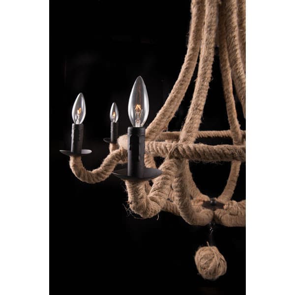 Celestine Natural Ropes Chandelier