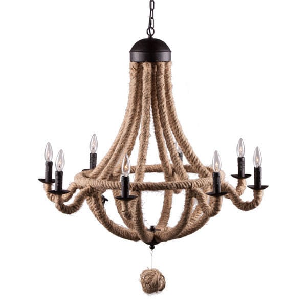 Celestine Natural Ropes Chandelier