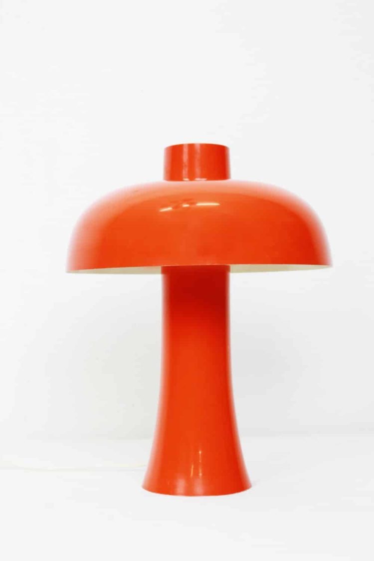 Original rare mid century orange Table Lamp - Germany - 70s