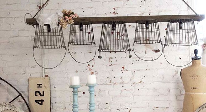 12 Original Shabby Chic Lighting Ideas