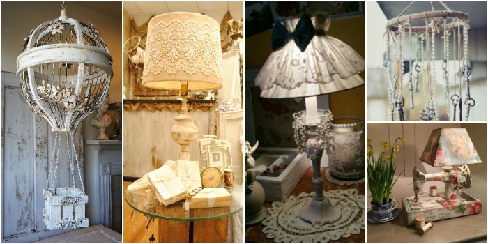 12 Original Shabby Chic Lighting Ideas