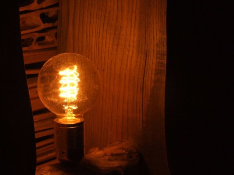 Design Wooden Log Lamp