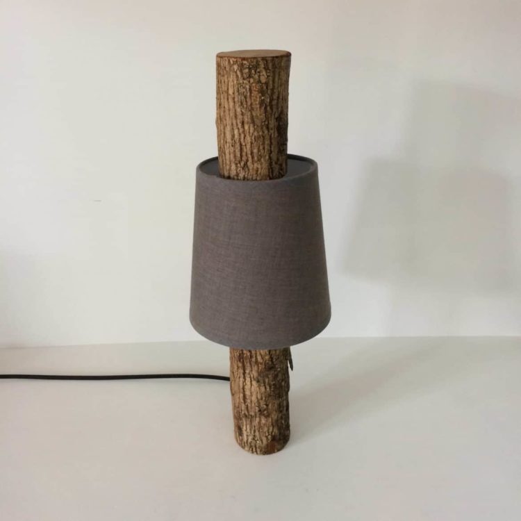 Amazing Simple Log Lamp with Shade