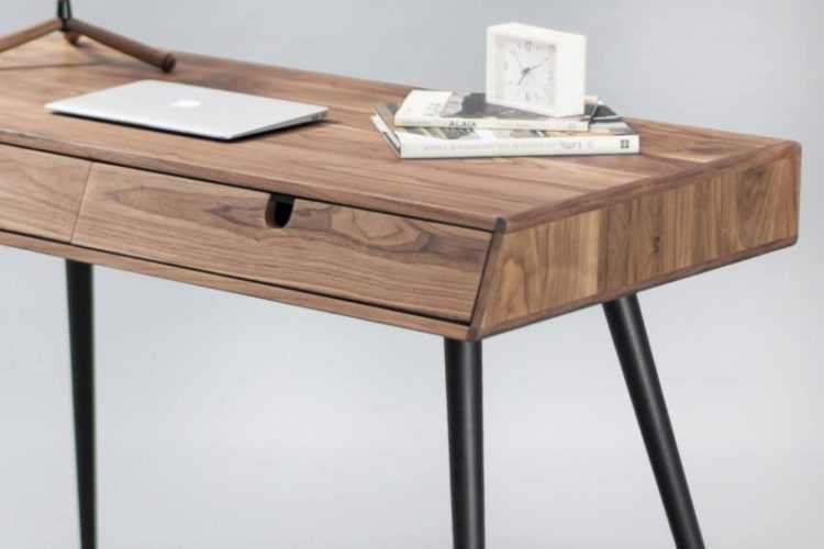 Classic Solid Walnut Wood Desk