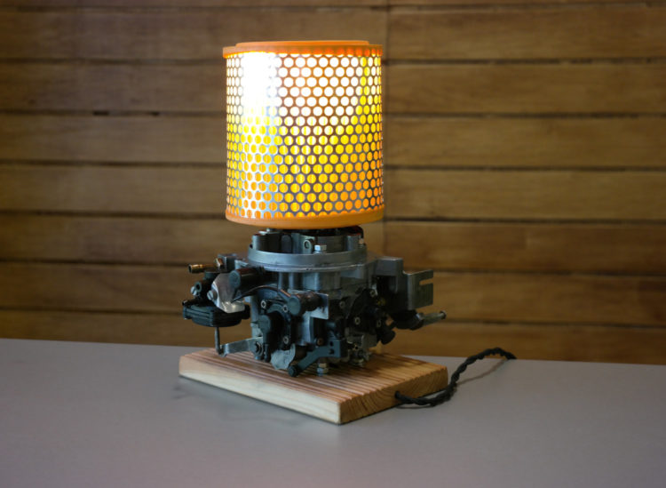 Table Lamp from Vintage Retro Car Parts