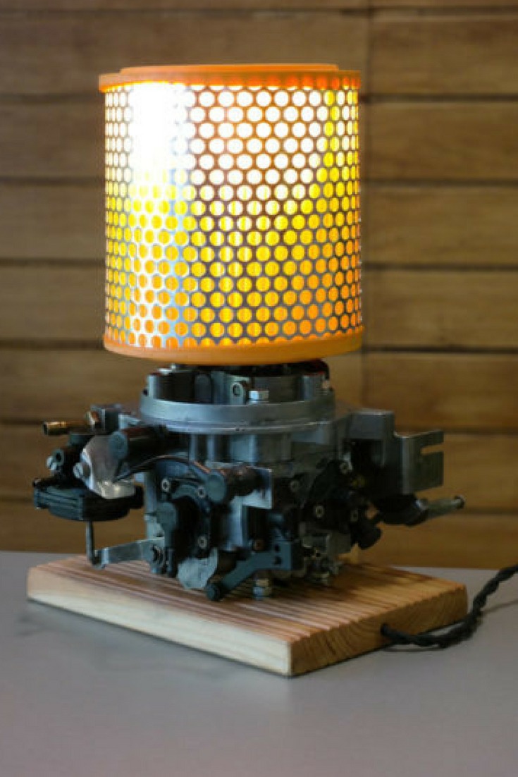 Table Lamp from Vintage Retro Car Parts