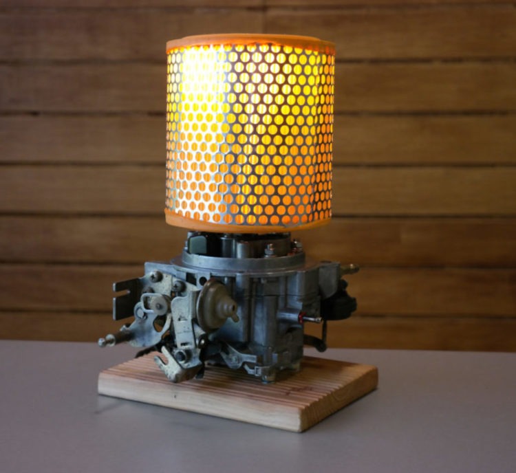 Table Lamp from Vintage Retro Car Parts