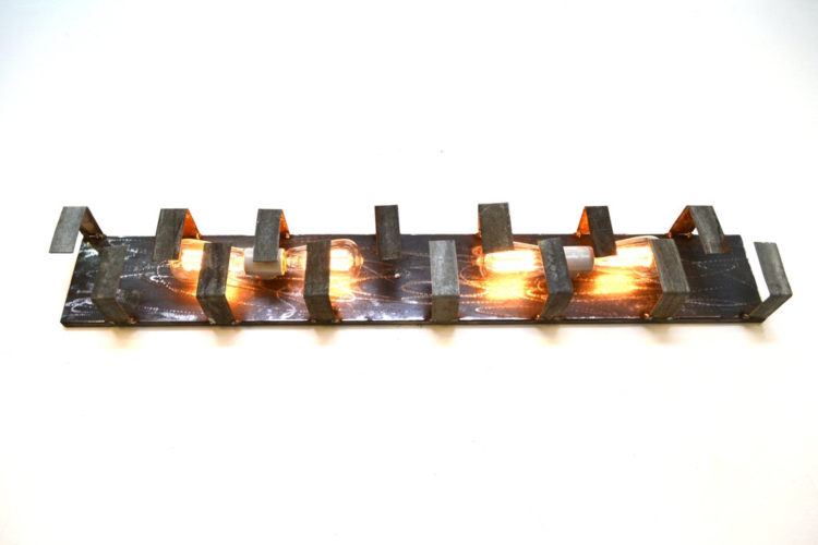 Wine Barrel Ring Wall Mounted Sconce 4 - Wall Lamps & Sconces - iD Lights Wine Barrel Ring Wall Mounted Sconce