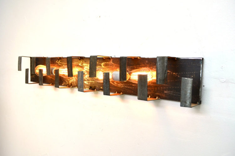 Wine Barrel Ring Wall Mounted Sconce 2 - Wall Lamps & Sconces - iD Lights Wine Barrel Ring Wall Mounted Sconce