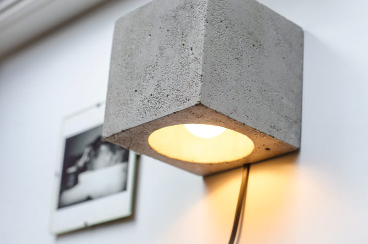 Wall Lamp Dimmer Concrete 12 - Wall Lamps & Sconces - iD Lights