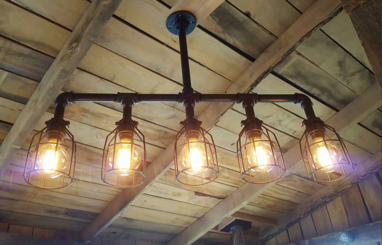 Rustic Industrial Lighting Chandelier 1 - Ceiling Lights - iD Lights