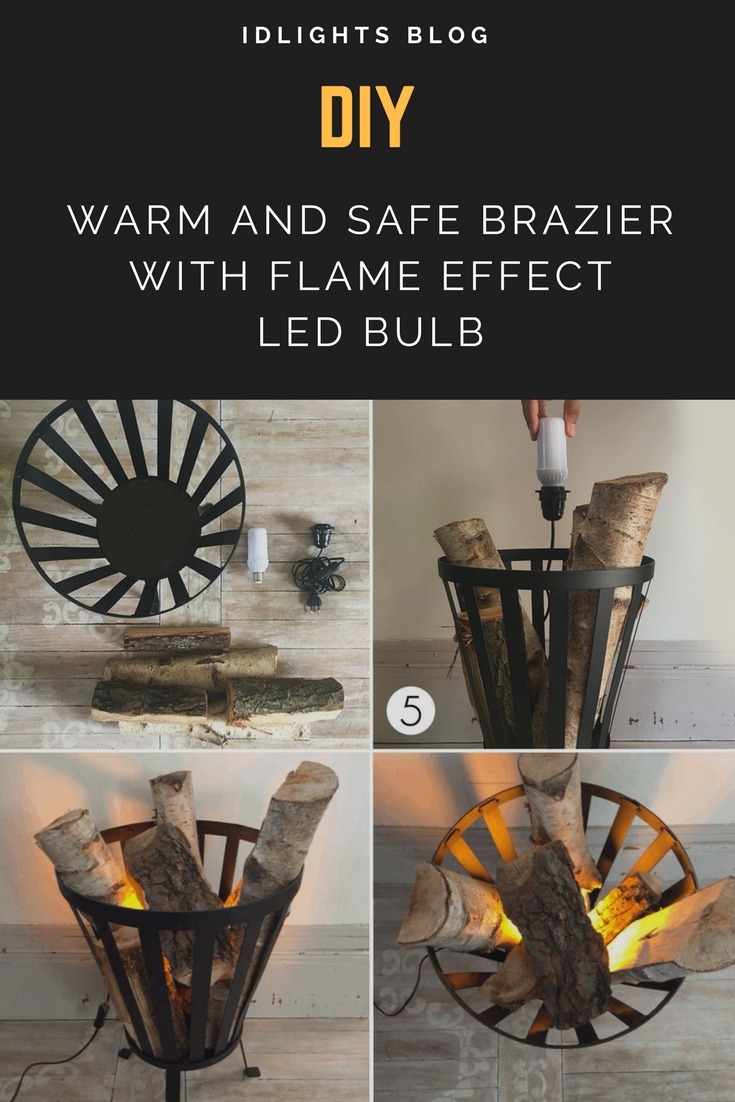 DIY Warm and Safe Atmosphere with Flame Effect Bulb 8 - diylighting - iD Lights DIY Warm and Safe Atmosphere with Flame Effect Bulb