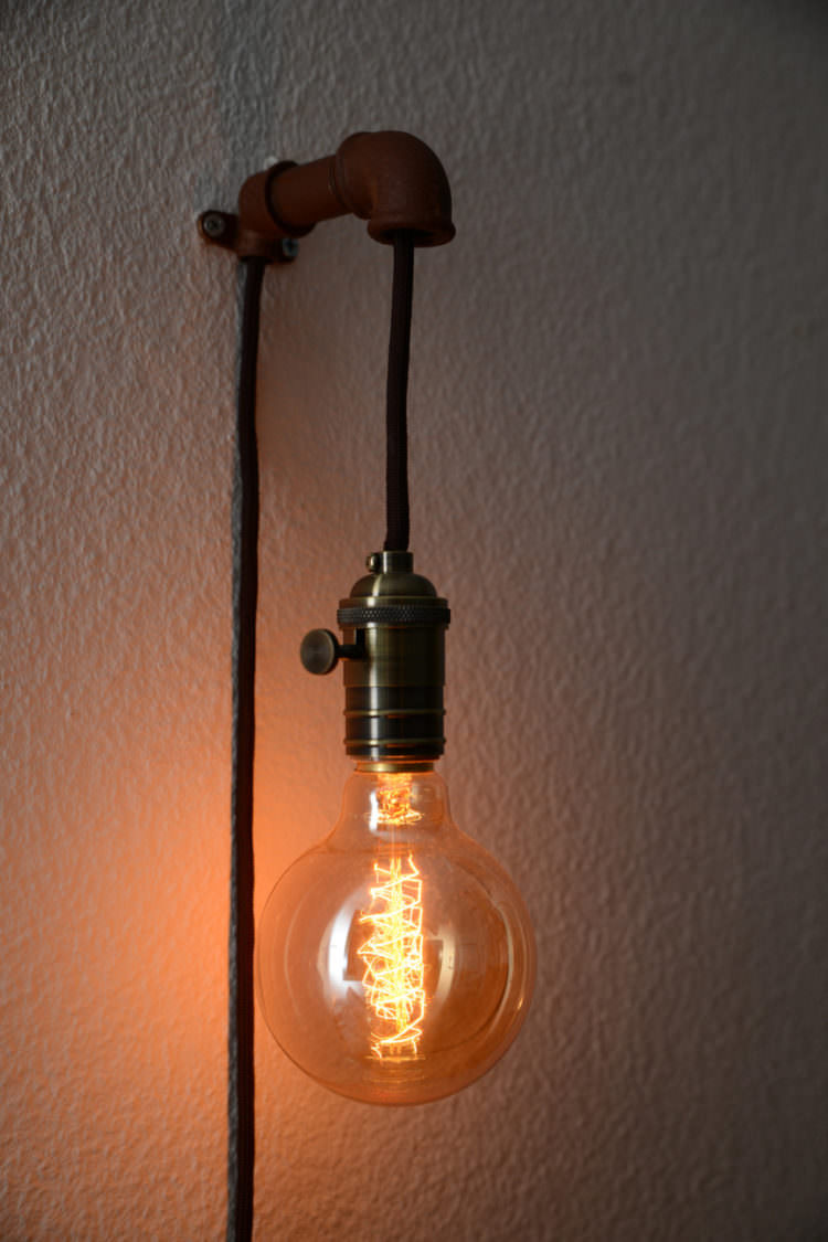 Steampunk Wall Pendant Lamp 9 - Outdoor Lighting - iD Lights