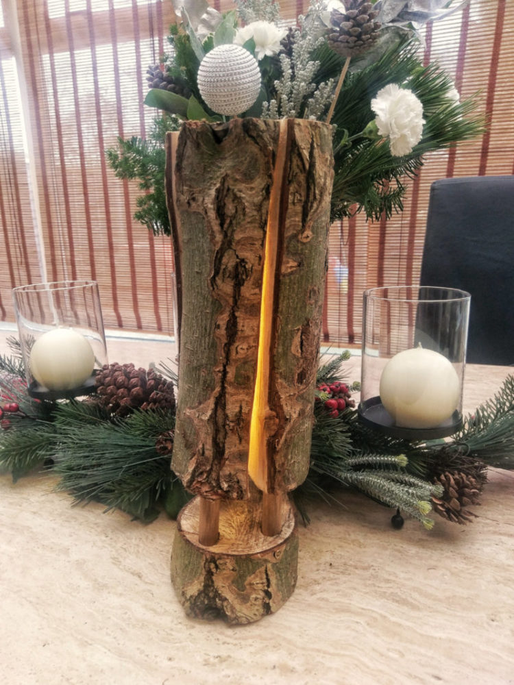 Wooden Floor Lamp Christmas Gift 1 - Table Lamps - iD Lights