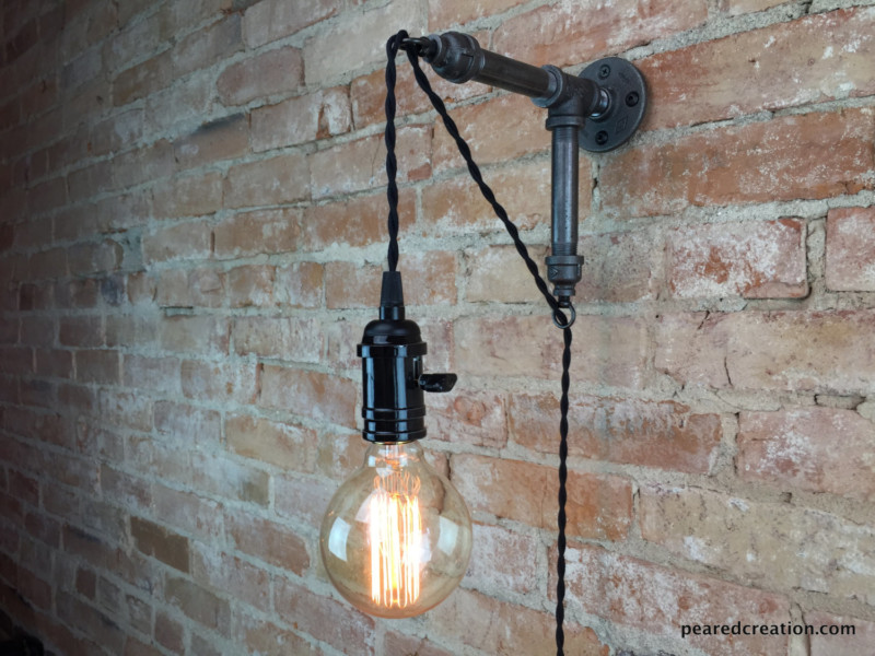 Industrial Hanging Edison Wall Sconce 1 - Wall Lamps & Sconces - iD Lights