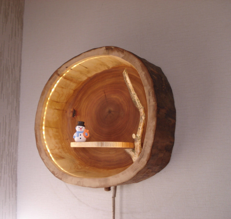 Cute Wooden Wall Lamp 1 - Wall Lamps & Sconces - iD Lights