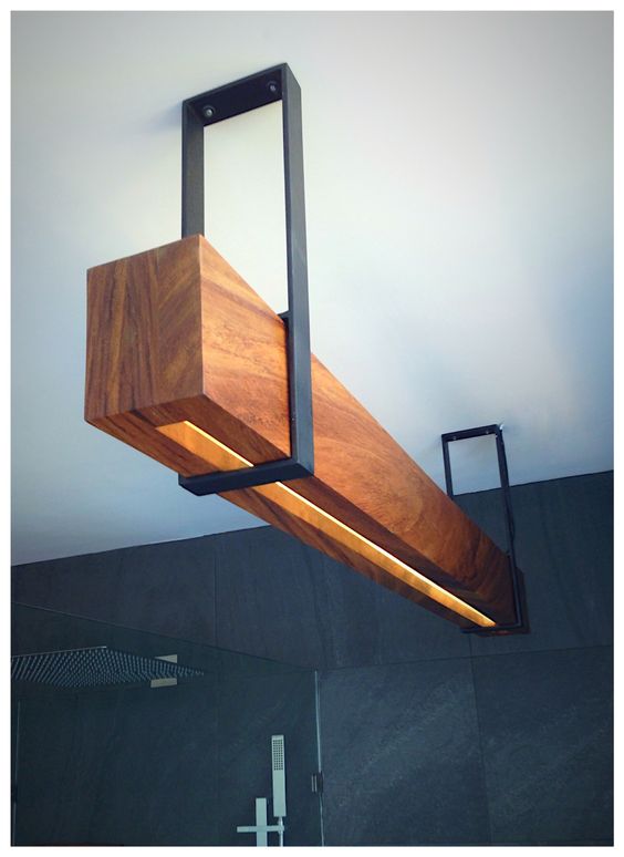 Amazing Design Wood Beam Lighting