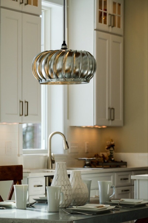 Exhaust Turbine Pendant Light