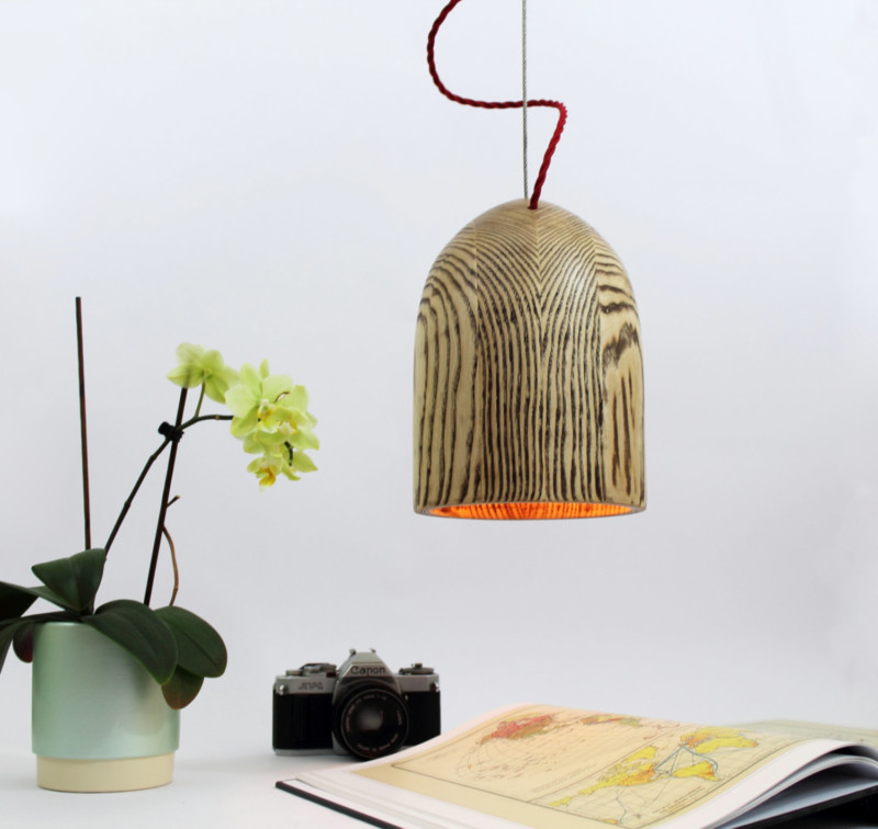 Wooden Pendant Lamp Shade 1 - Wood Lamps - iD Lights