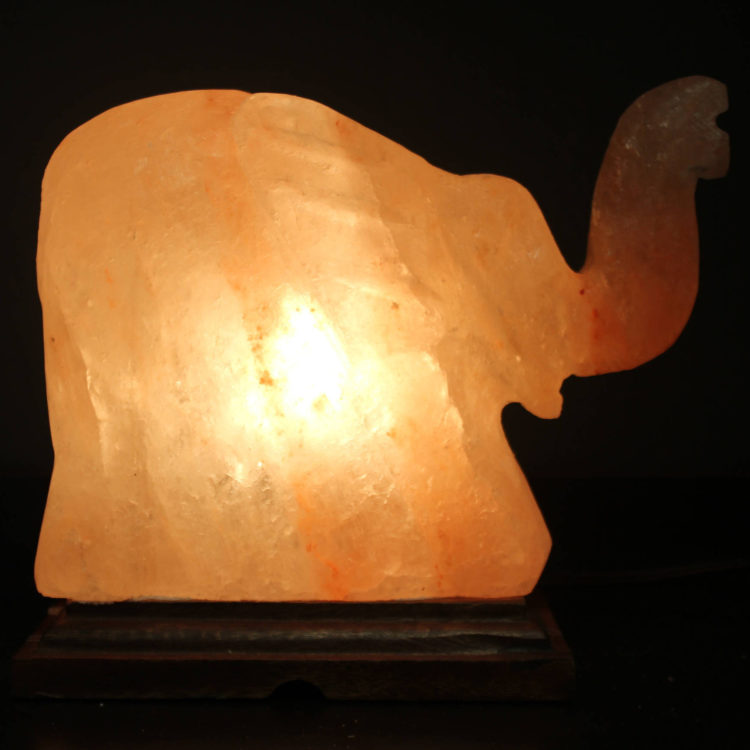 salt lamp elephant