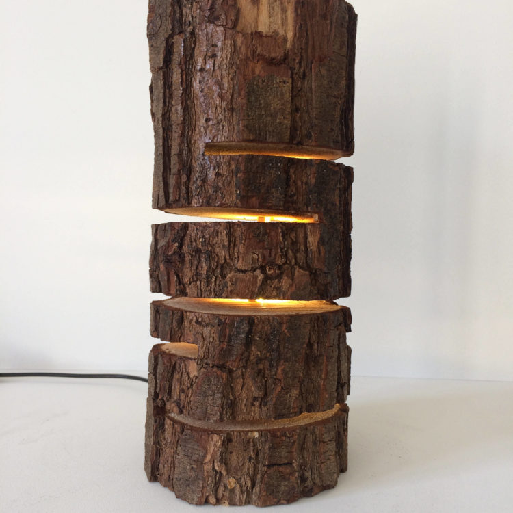 Design Wood Log Lamp