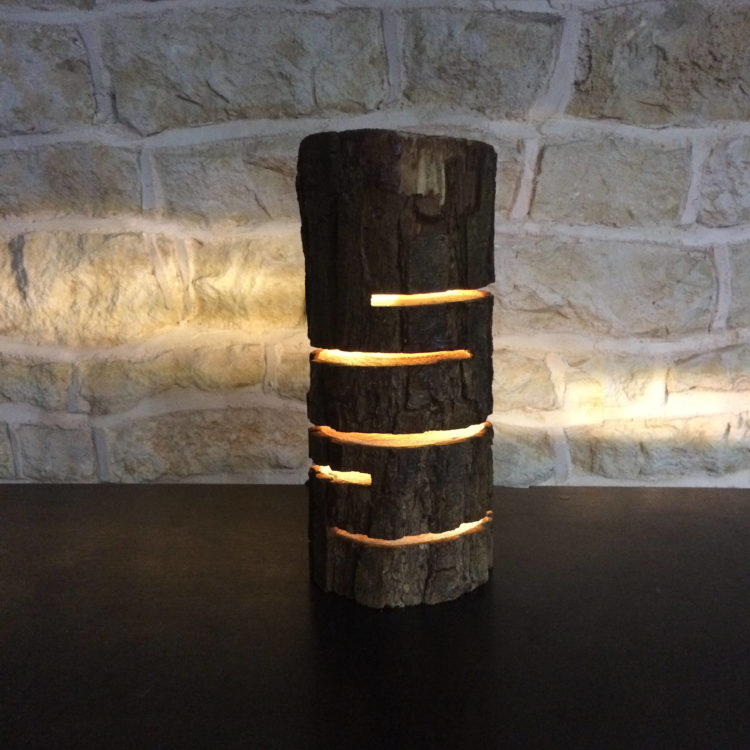Design Wood Log Lamp