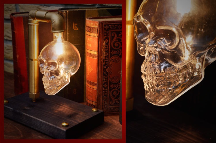 Skull Table Lamp 4 - Desk Lamps - iD Lights