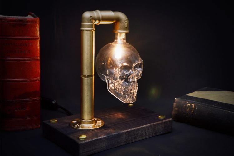 Skull Table Lamp 6 - Desk Lamps - iD Lights