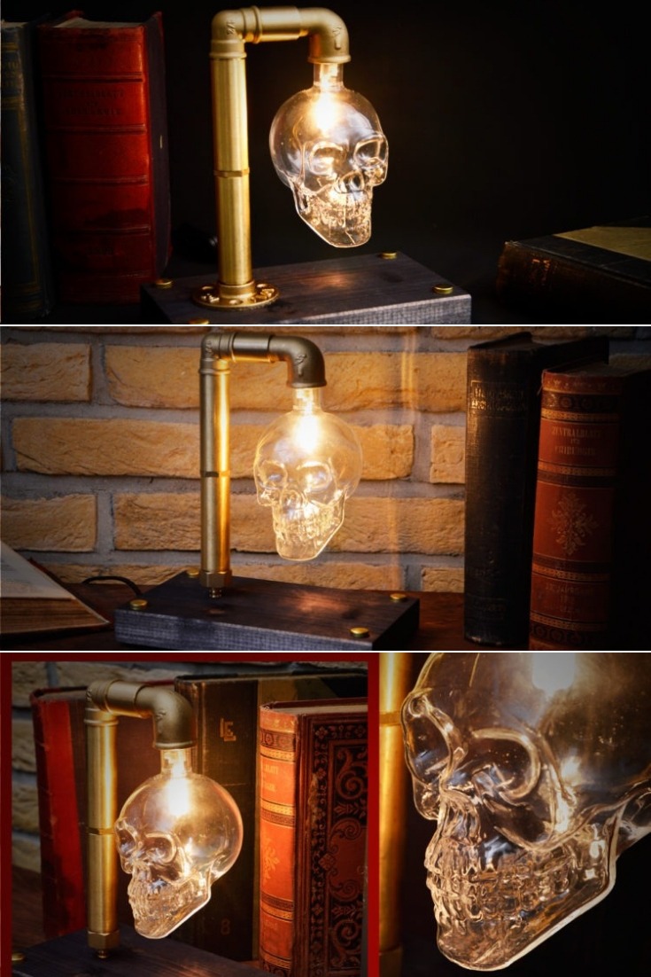 Skull Table Lamp