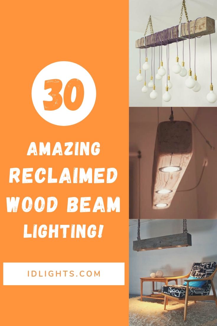 30 Amazing Reclaimed Wood Beam Light Fixtures 17 - Wood Lamps - iD Lights 30 Amazing Reclaimed Wood Beam Lighting