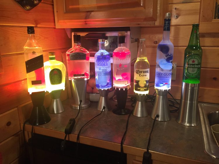 Vodka bottle lava lamp cheap