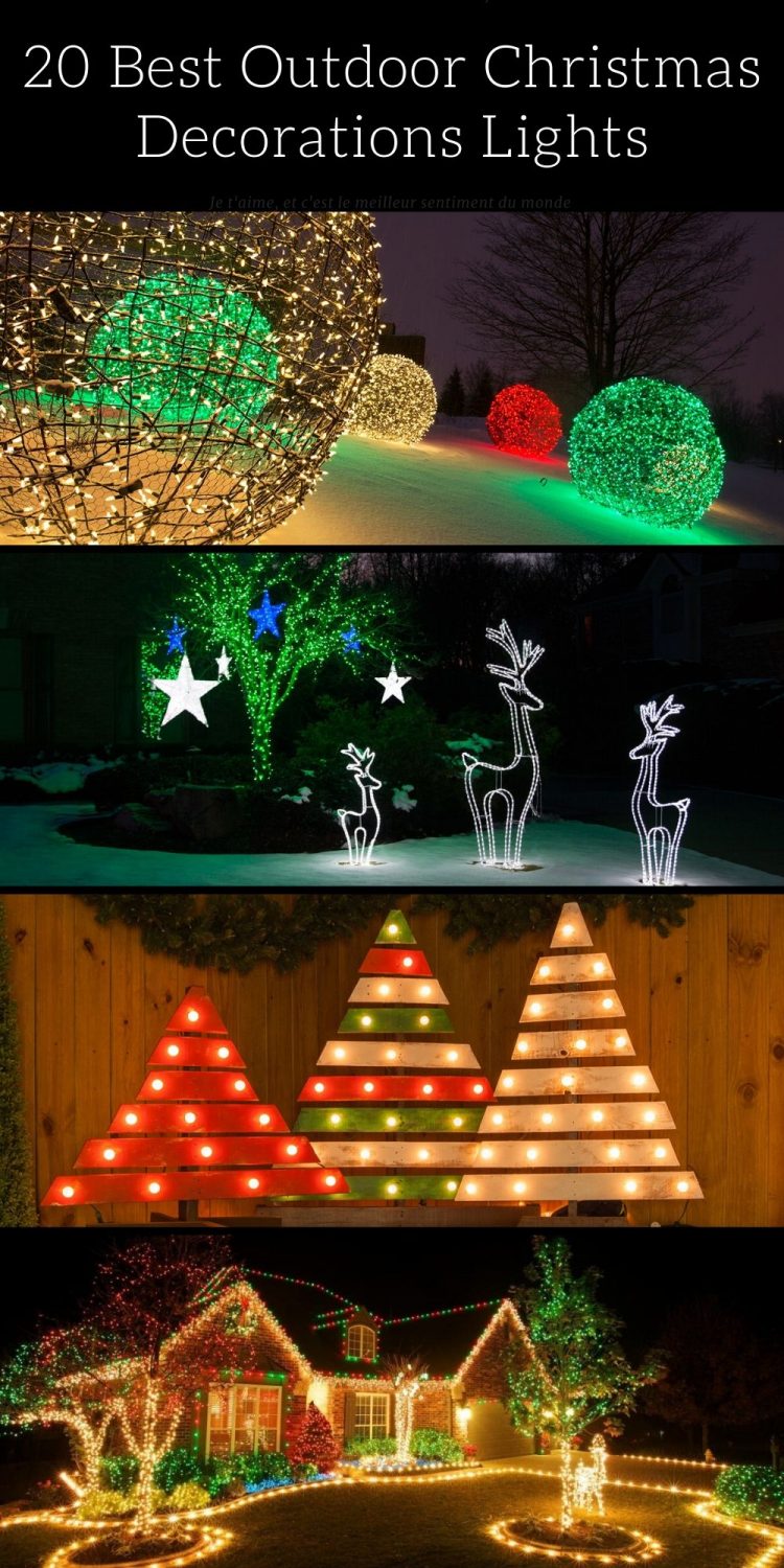 20 Best Outdoor Christmas Decorations Lights