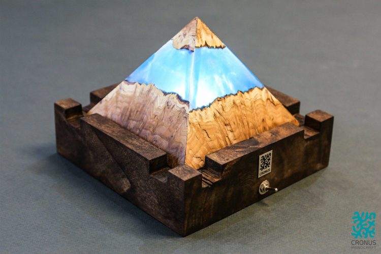 Cronus Mysterious Pyramid Art Lamp 2 - Table Lamps - iD Lights