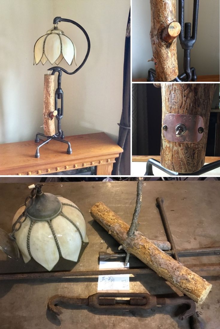 Turnbuckle Wood Table Lamp 24 - Wood Lamps - iD Lights Turnbuckle Wood Table Lamp