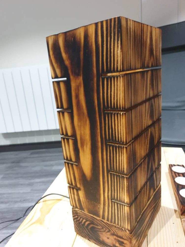 Amazing Wooden Pallet Lamp 1 - Table Lamps - iD Lights