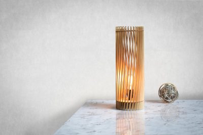 BARK- Wood Table Lamp